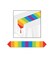Party Central Club Pack of 12 Multi-Color Striped Table Runners 72"